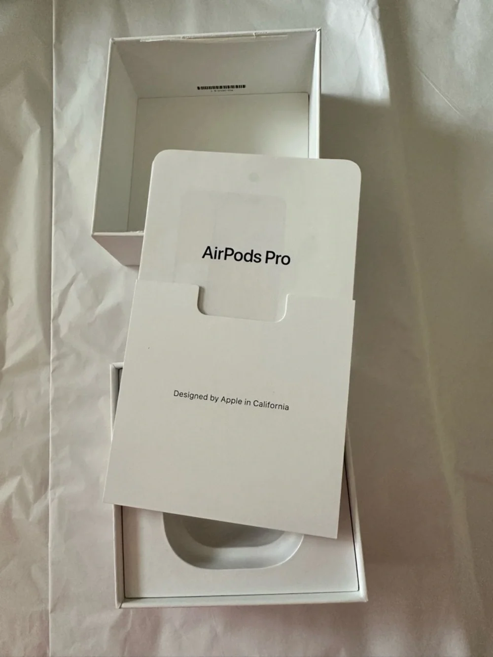 Empty Authentic Apple AirPods Pro Box and manual ONLY